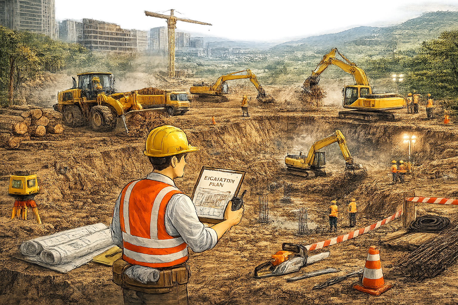 construction land clearing kotagiri ooty coonoor nilgiri 3