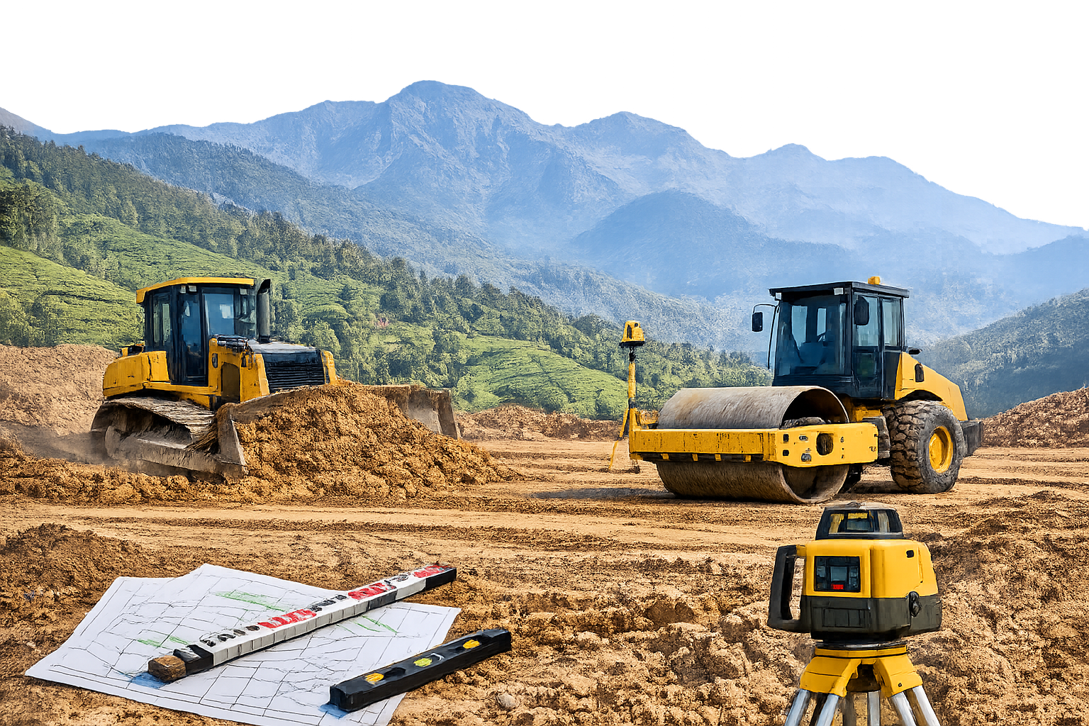 construction land clearing kotagiri ooty coonoor nilgiri 4