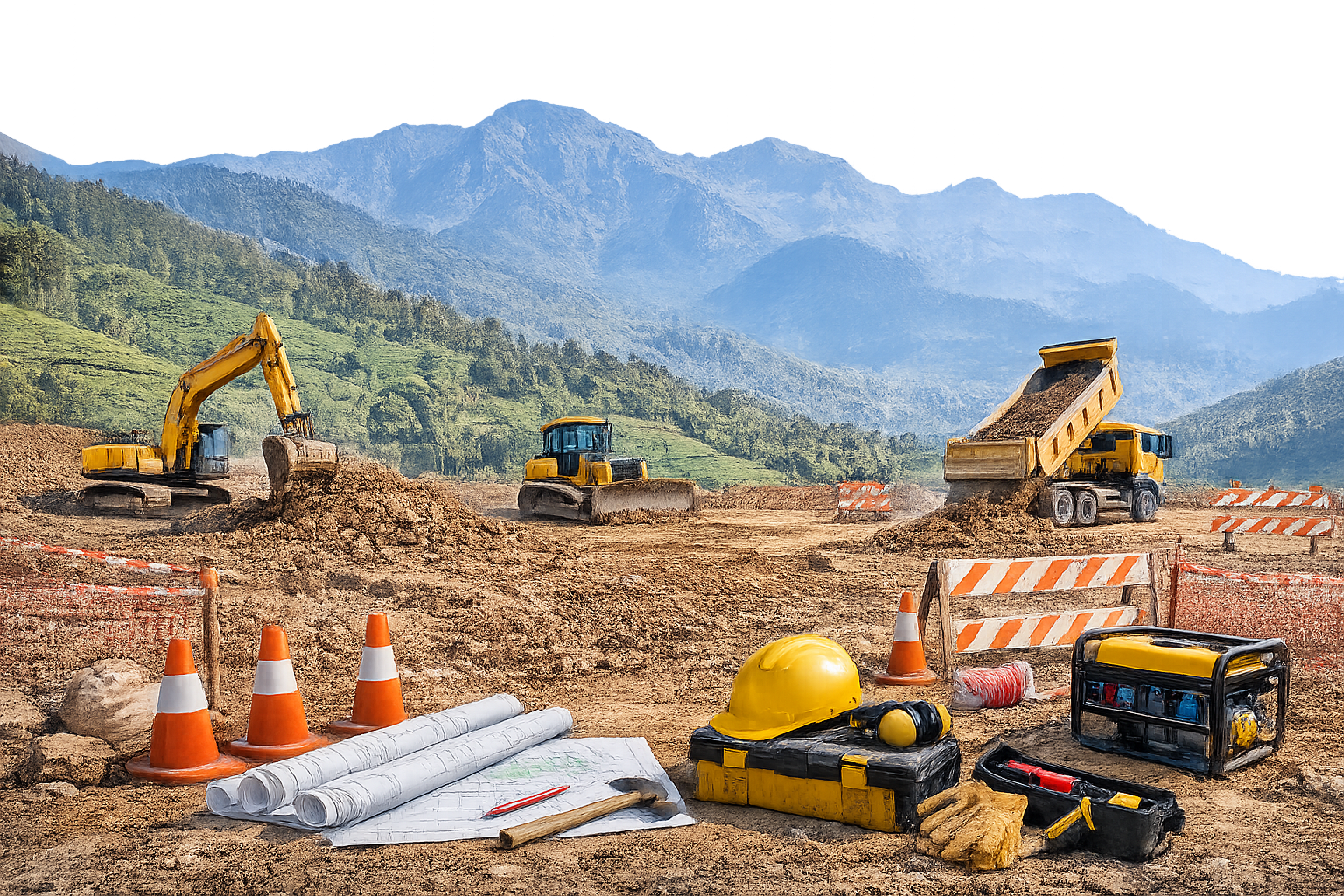 construction land clearing kotagiri ooty coonoor nilgiri 5